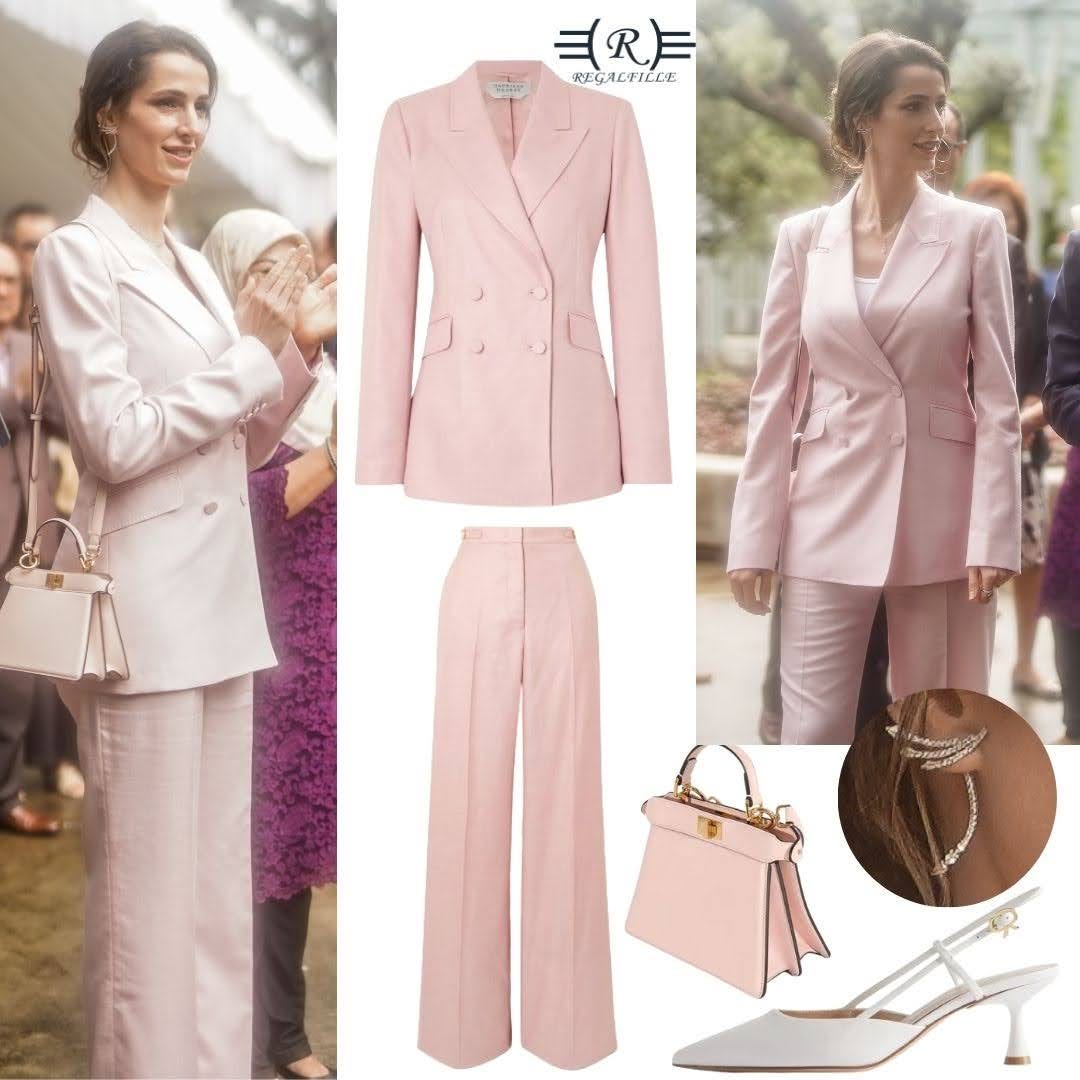 Rajwa Al-Saif's Hot Pink Zara Pantsuit Is the Statement Outfit You Never  Knew You Needed