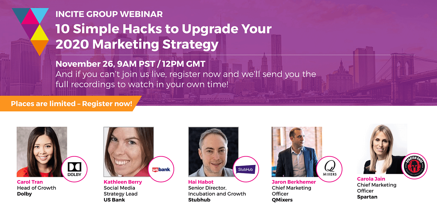Webinar: 10 Simple Hacks to Upgrade Your 2020 Marketing Strategy | by  Mindbowser | The IOT Magazine