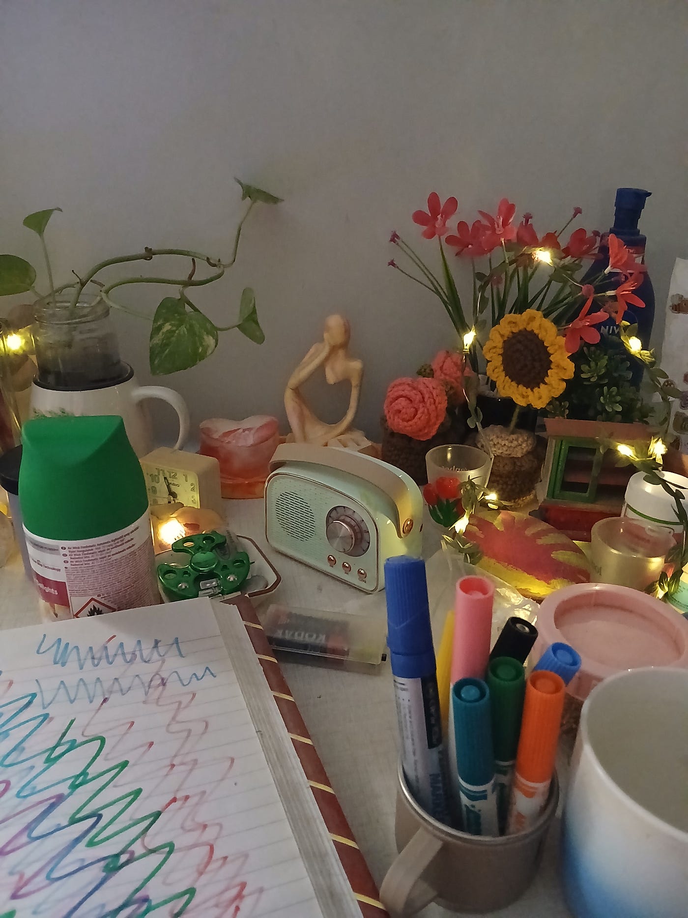 my writing table AH!
