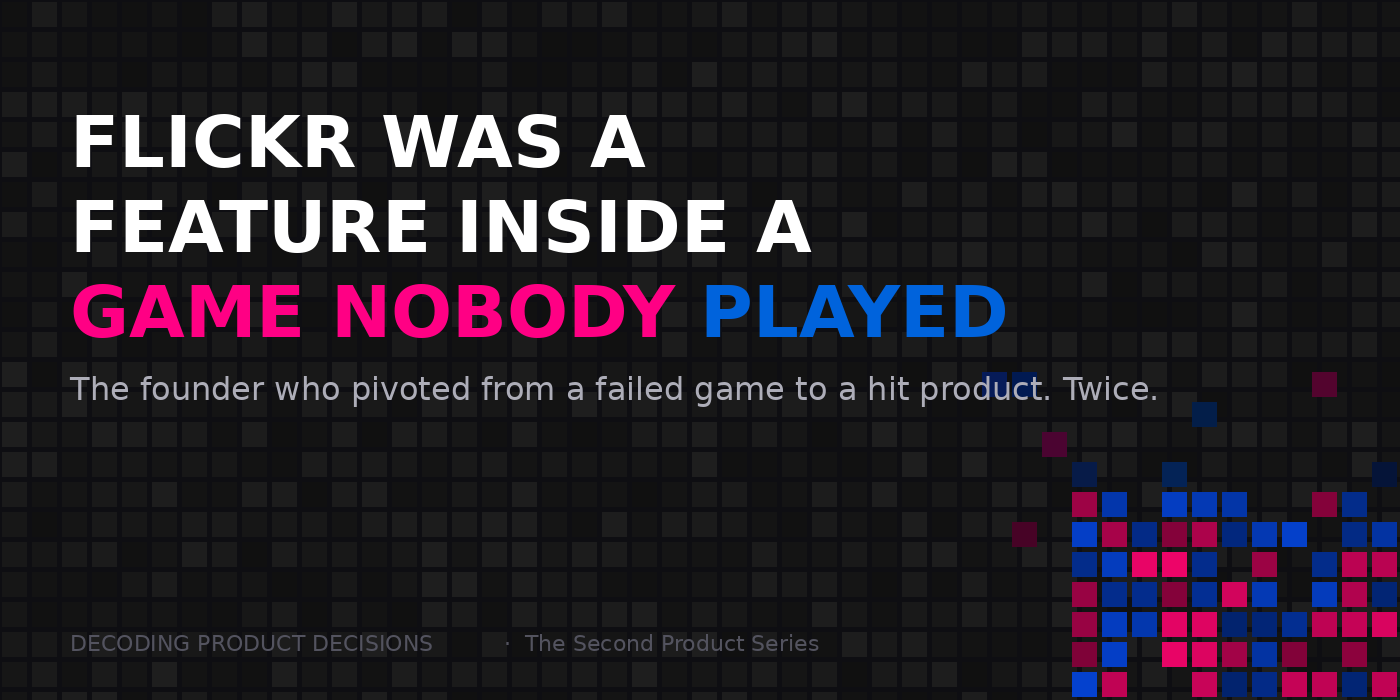 Flickr Was a Feature Inside a Game Nobody Played