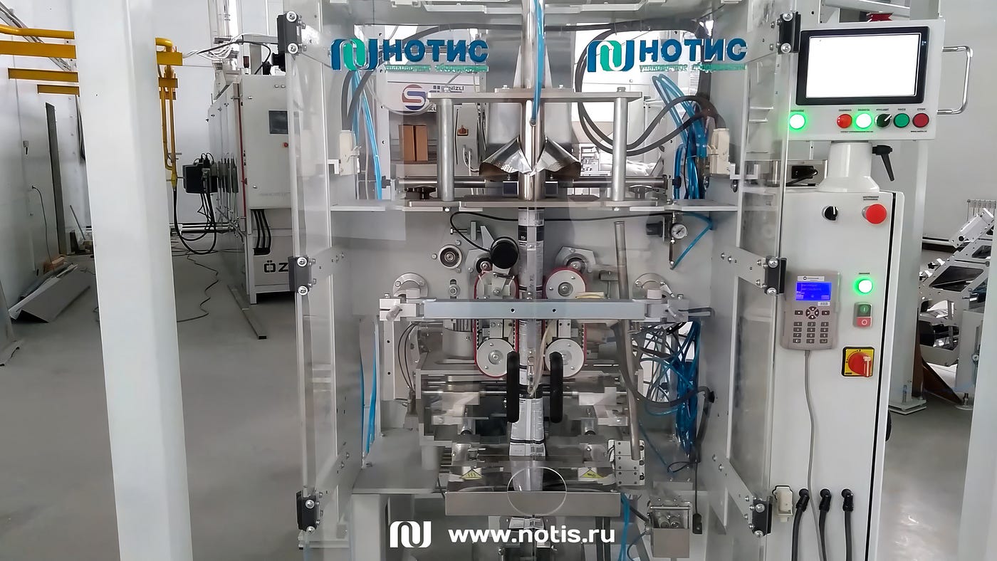 One of the NOTIS weigh filler + VFFS packaging machine units for sunflower seeds