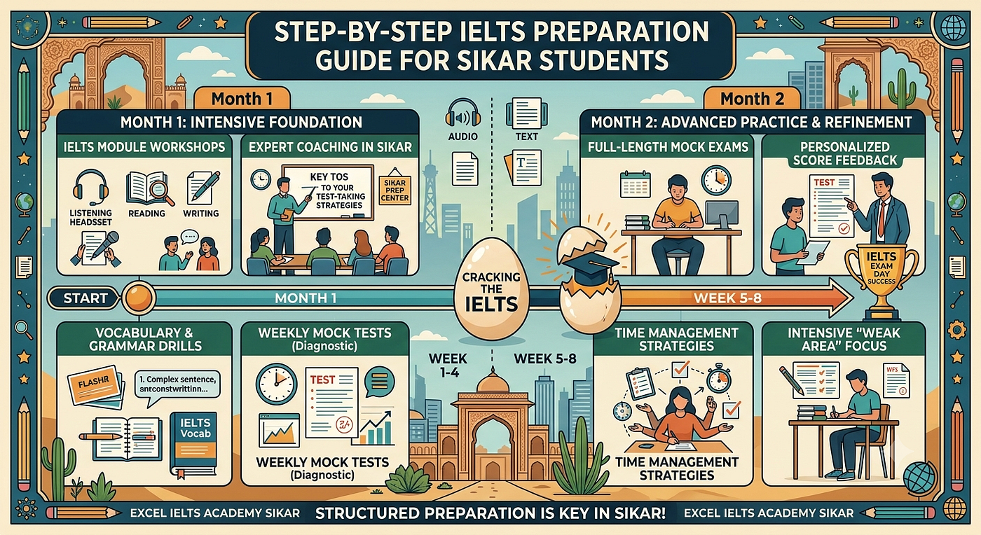 Step-by-Step IELTS Preparation Guide for Sikar Students