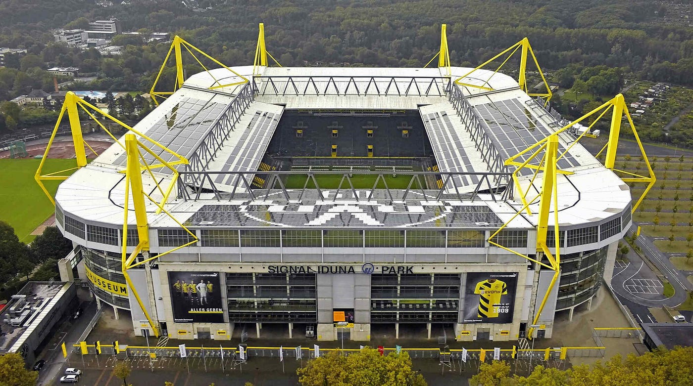 Energia sustentável: Borussia Dortmund e outros clubes europeus apostam em energia solar