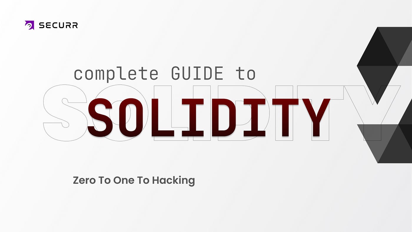 Mastering Solidity: A Journey into Web3 Development | by Securr - Web3  Security | CoinsBench