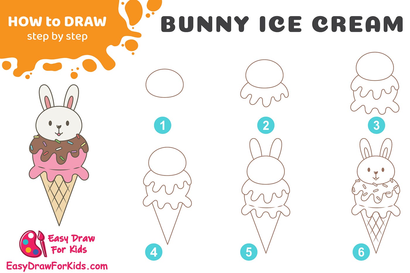 Guide to Drawing Kawaii Characters : Part 1 : How to Draw Kawaii People,  Expressions, Faces, Body Poses - How to Draw Step by Step Drawing Tutorials