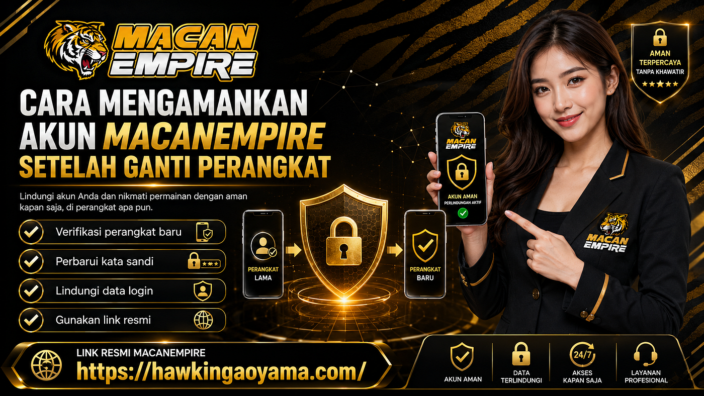 Cara Mengamankan Akun MACANEMPIRE Setelah Ganti Perangkat