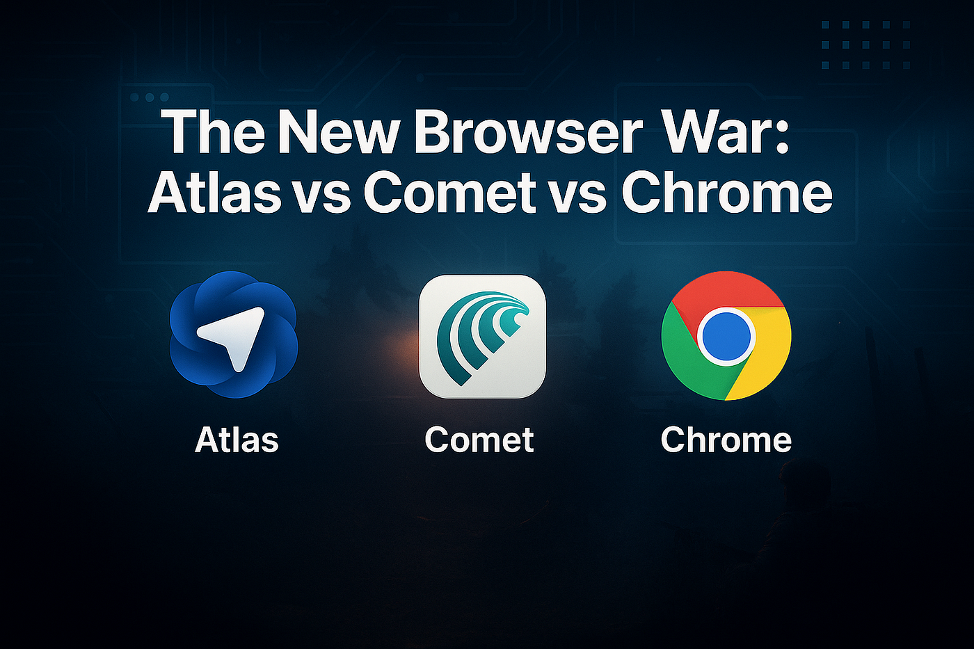 The New Browser War: Atlas vs Comet vs Chrome
