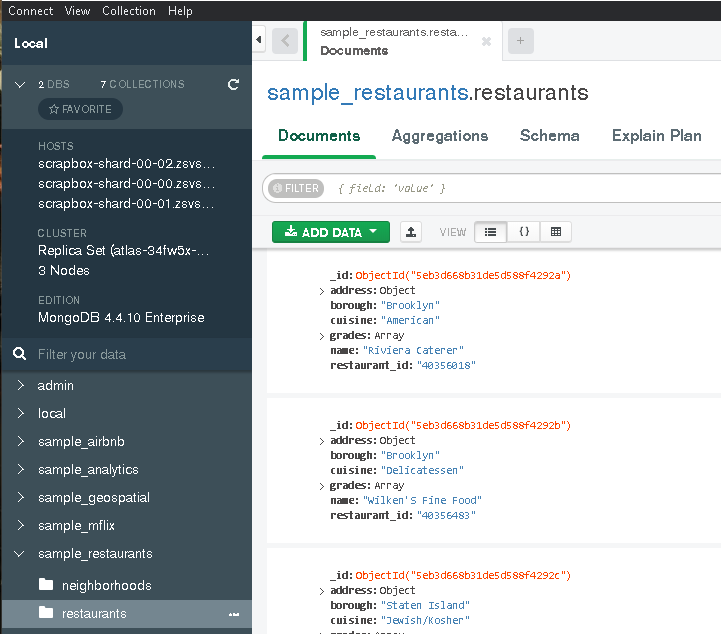 MongoDB Compass: A no-code tool for data analysts | by Looi Yih Foo | Medium