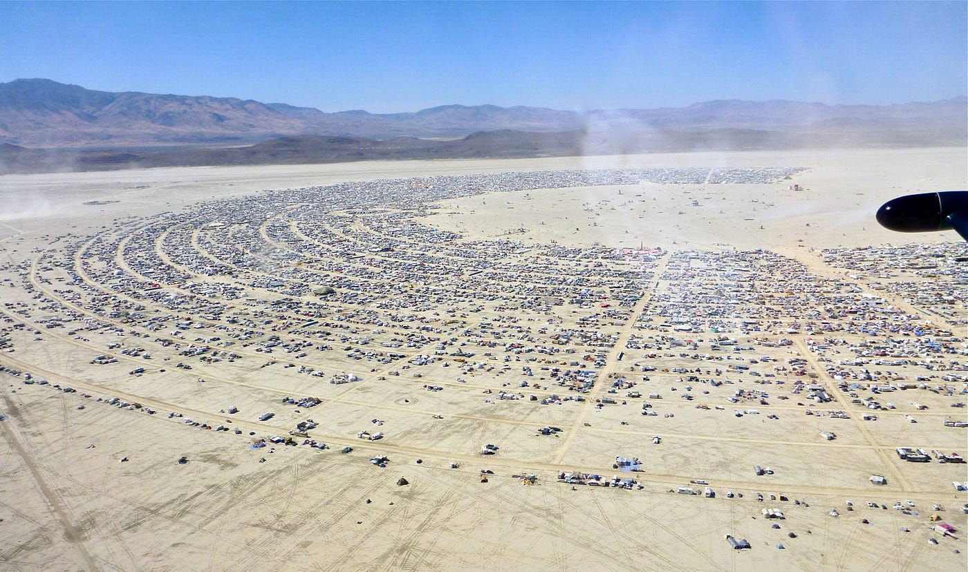 Live at Burning Man