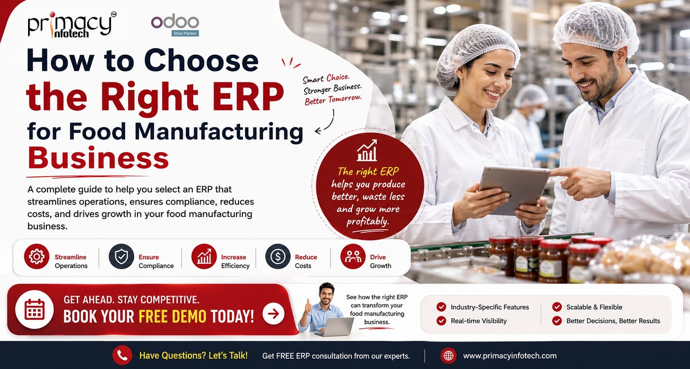 How to Choose the Right ERP for Food Manufacturing Business .