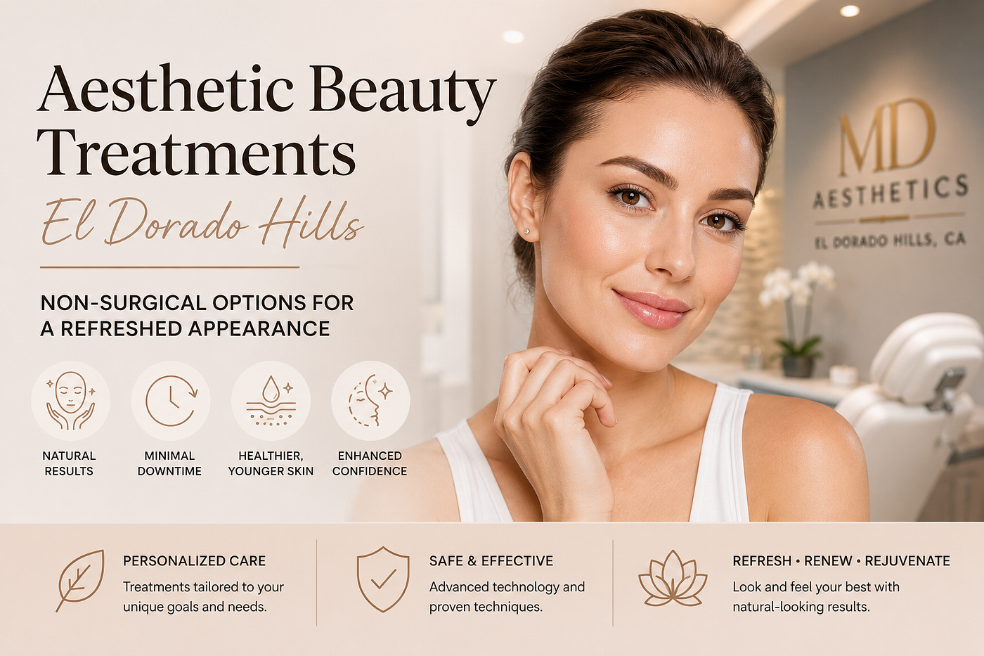 Aesthetic Beauty Treatments El Dorado Hills: Non-Surgical Options for a Refreshed Appearance