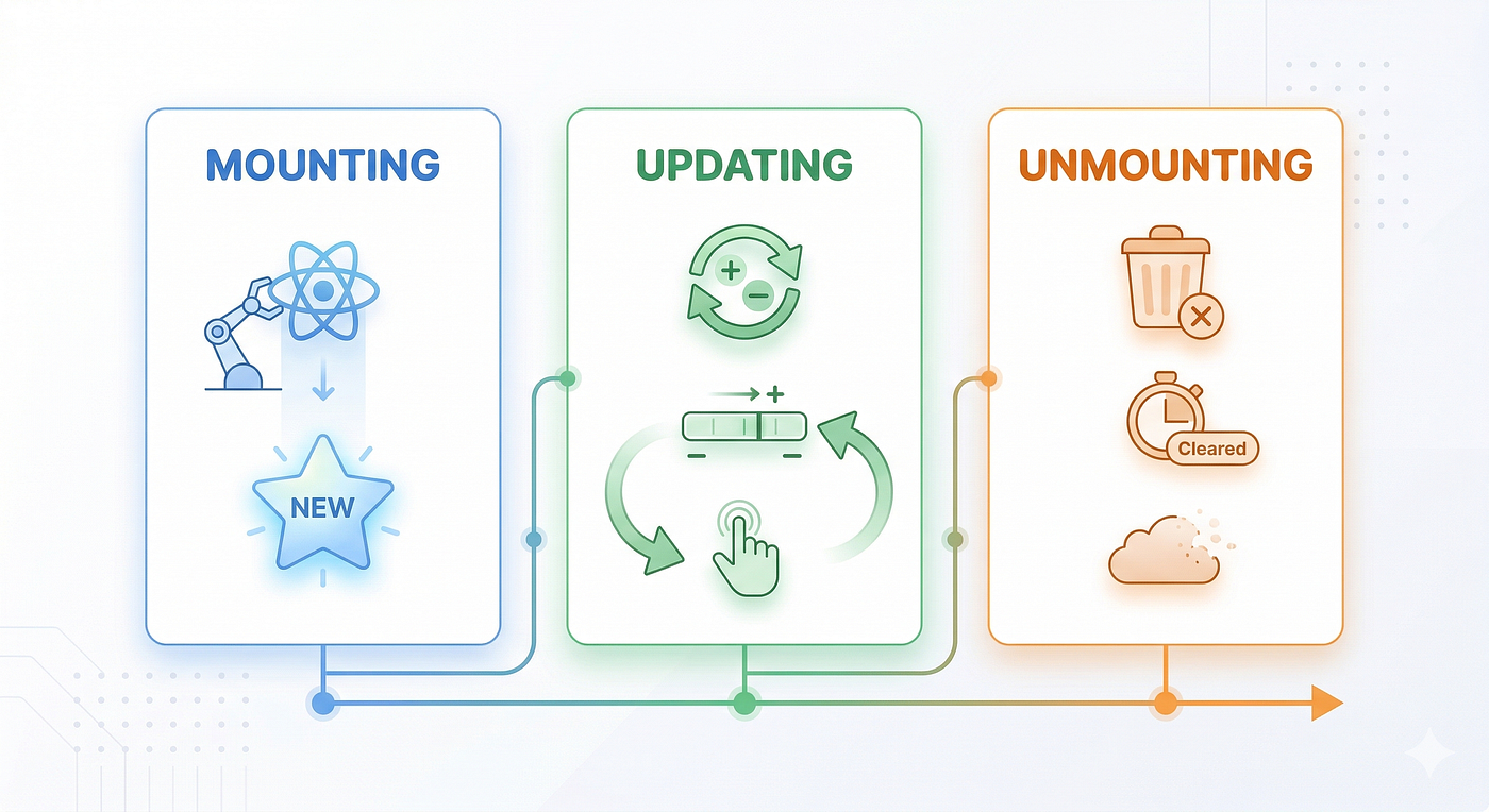 The Lifecycle of a React Component: From Birth to Death