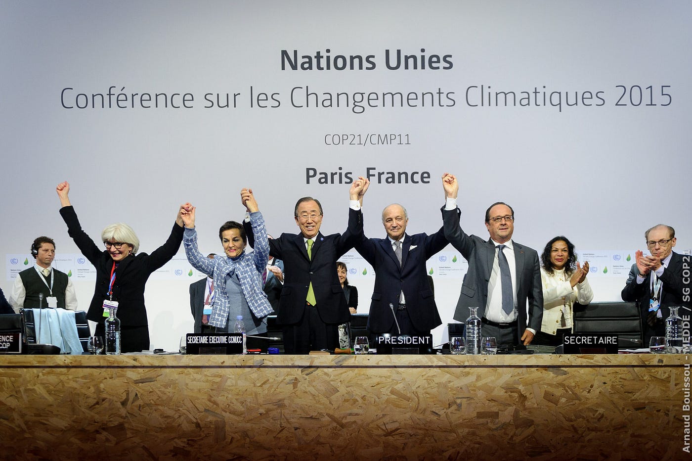 The adoption of the Paris Agreement, a turning point for international climate cooperation (2015)