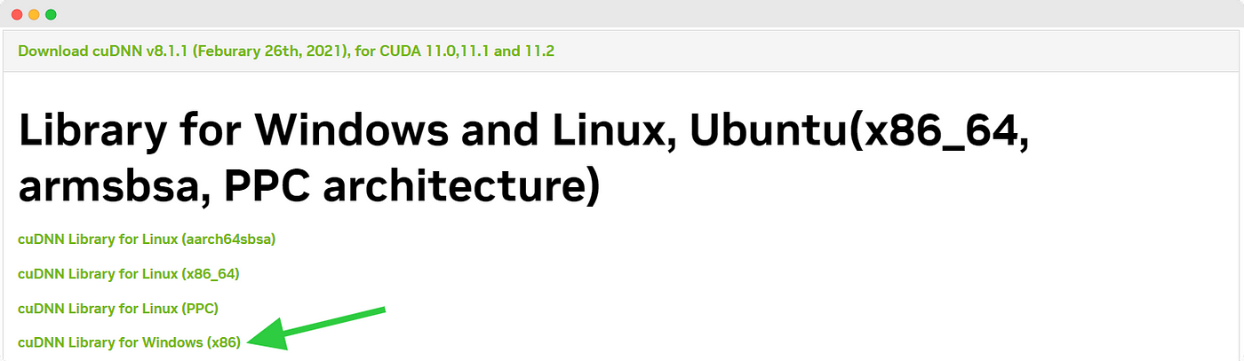 Cudnn install windows best sale