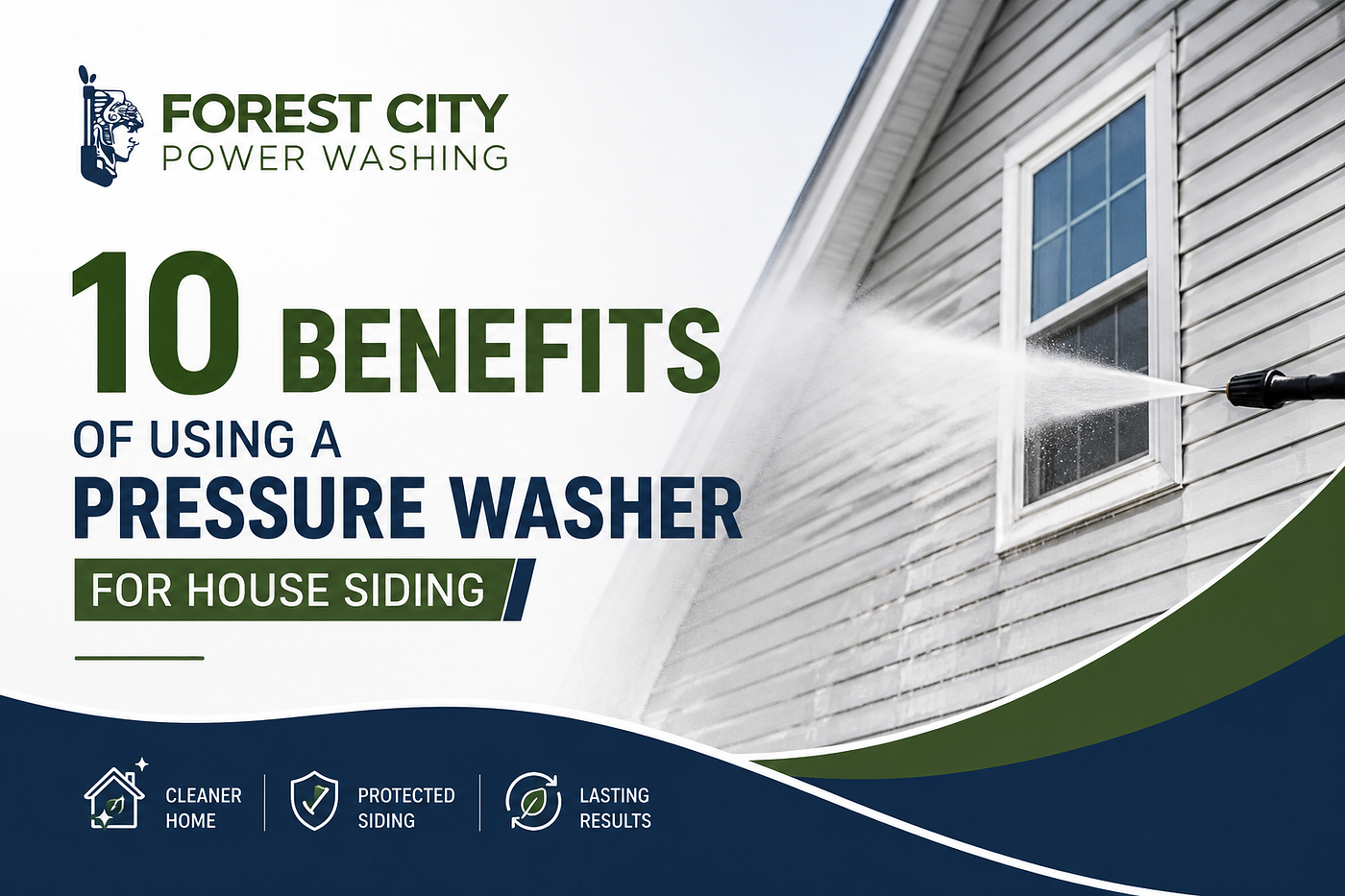 10 Benefits of Using a Pressure Washer for House Siding