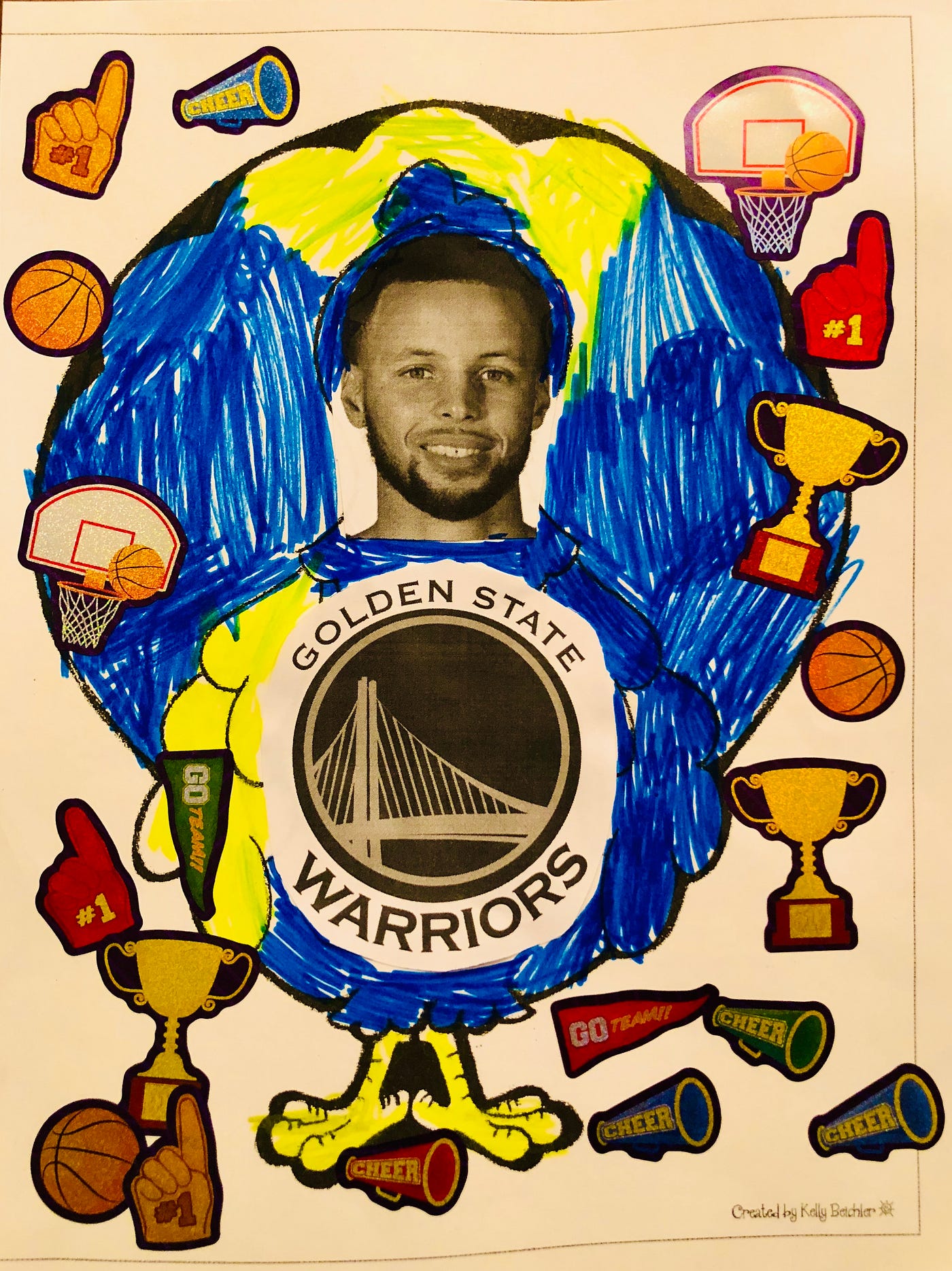 Steph Curry Sticker Golden State Warriors Oakland Forever 
