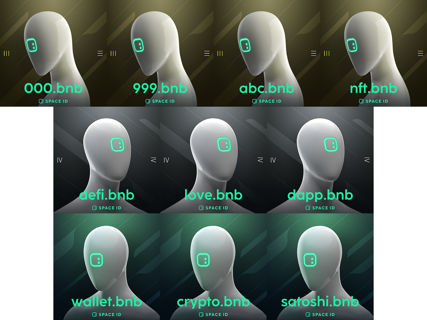 We Are Holding an Auction: 10 .bnb Domain Names Now on Binance NFT! | by SPACE  ID | Medium