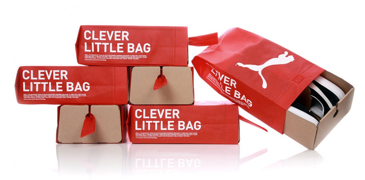 Usability and Sustainability of the Clever little bag- PUMA | by Tapasya  Sundar Bhat | Medium