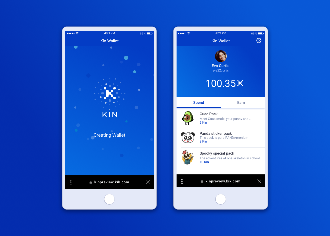Designing the Kin Wallet User Interface | by Kin Design | Kin Blog | Medium