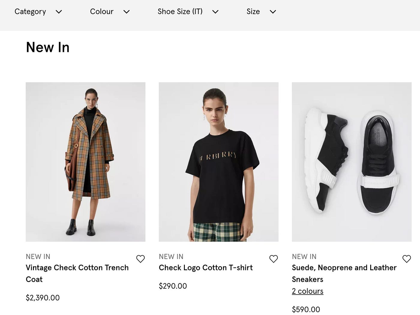 New change is officially underway at Burberry.com | by Dongze Yu | Medium