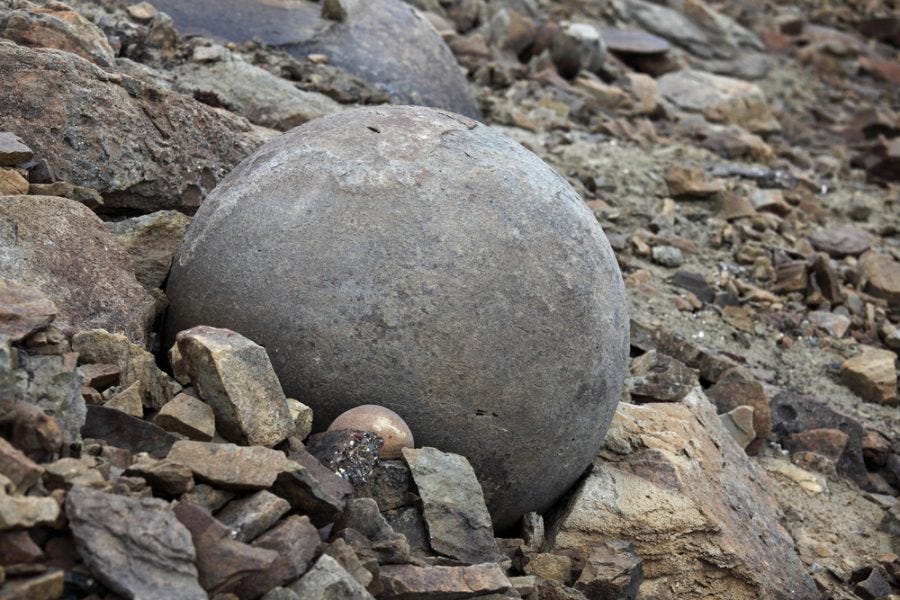 Mysterious Massive Stone Ball Discovered by Bosnian