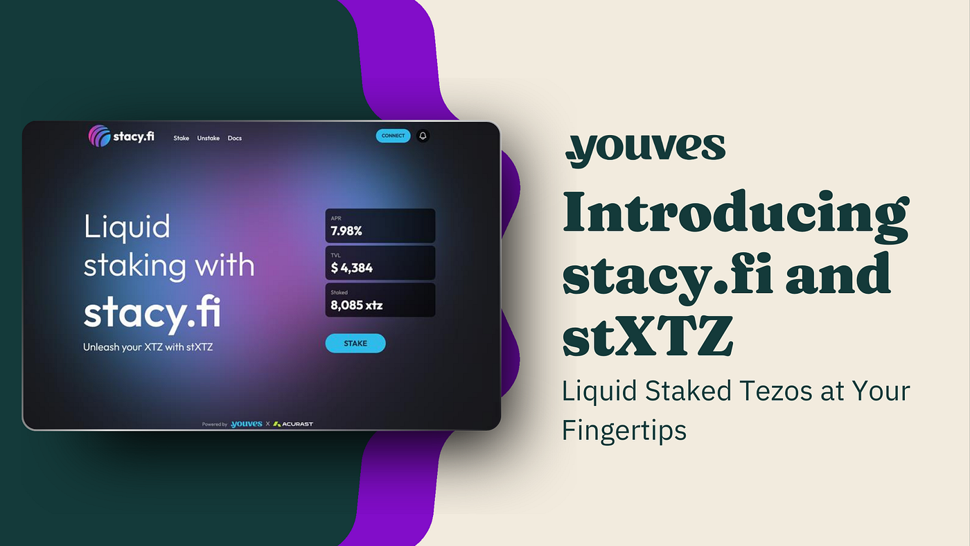 Introducing stacy.fi and stXTZ: Liquid Staked Tezos at Your Fingertips