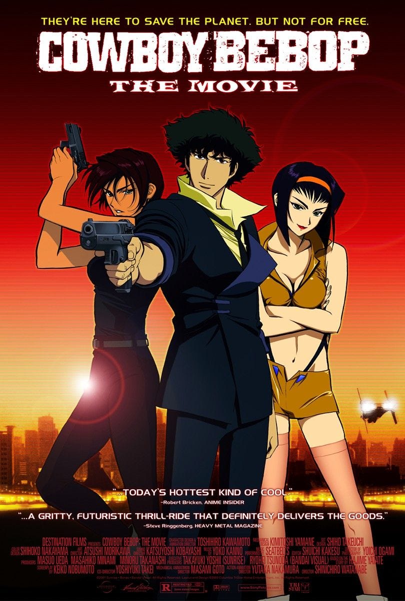 Rewind Cinema Vol.14. Cowboy Bebop: Knockin' on Heaven's Door | by Not  Otaku At All | Rewind Cinema | Medium, image size:810x1200