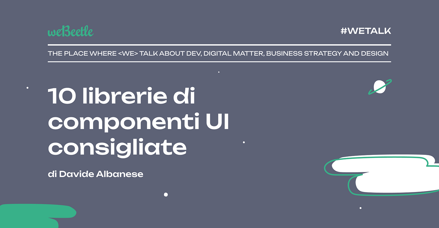 10 librerie di componenti UI consigliate