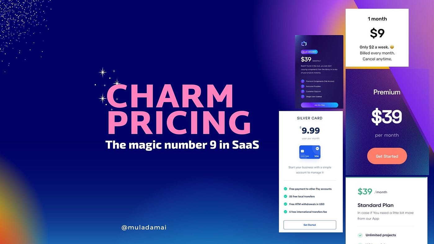Charm Pricing: The magic number 9 in SaaS | by Mula Damai | Medium