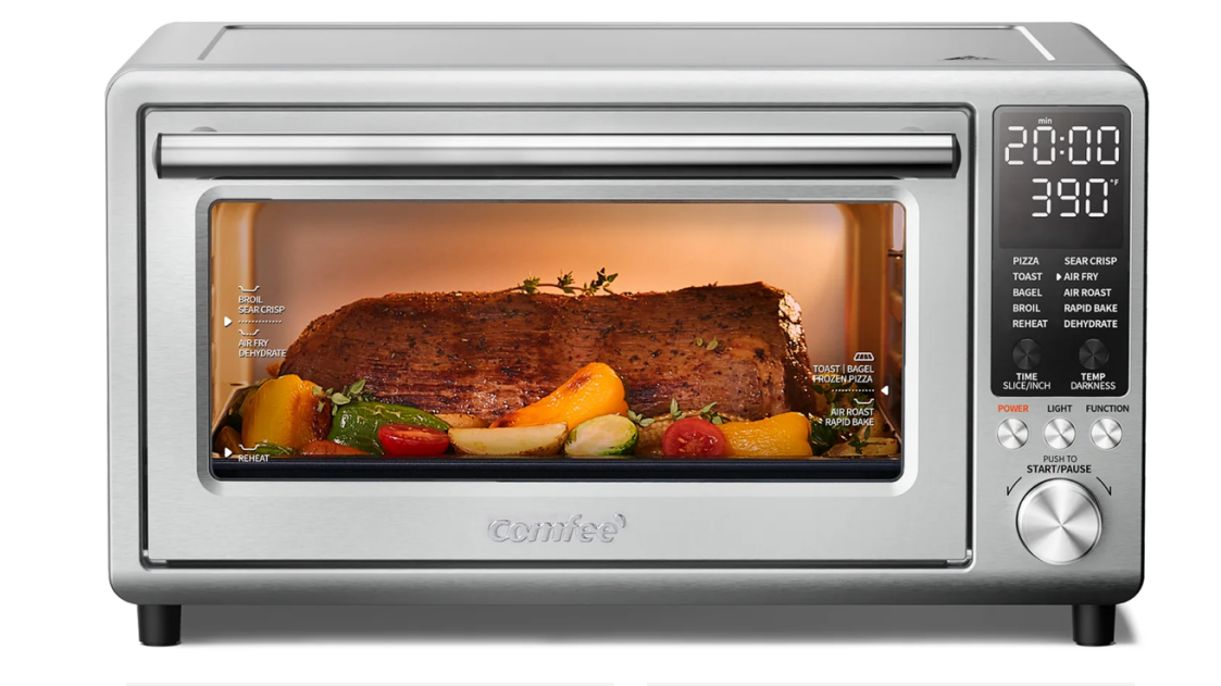 COMFEE' Toaster Oven Air Fryer FLASHWAVE Convection Toaster