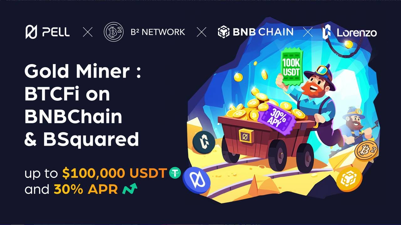 Gold Miner : BTCFi on BNBChain & B² Network & Lorenzo & Pell Pre-Launch |  by B² Network Official | Medium