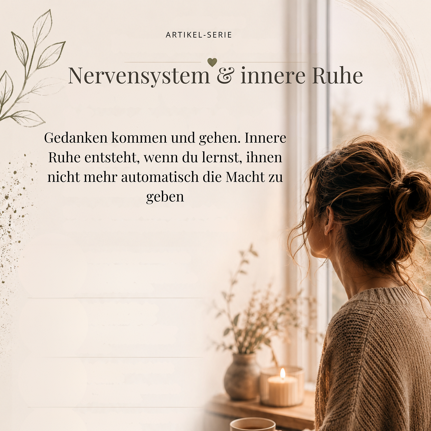 Warum innere Ruhe nicht bedeutet, nie wieder negative Gedanken zu haben