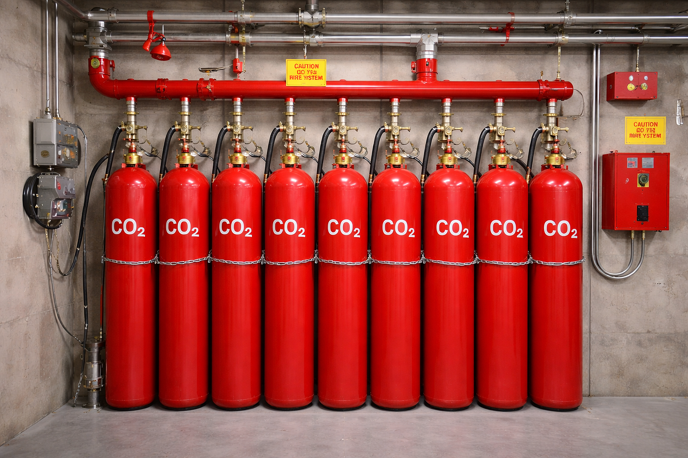 CO2 Fire Suppression Systems: Reliable Protection for High-Risk Industrial Environments
