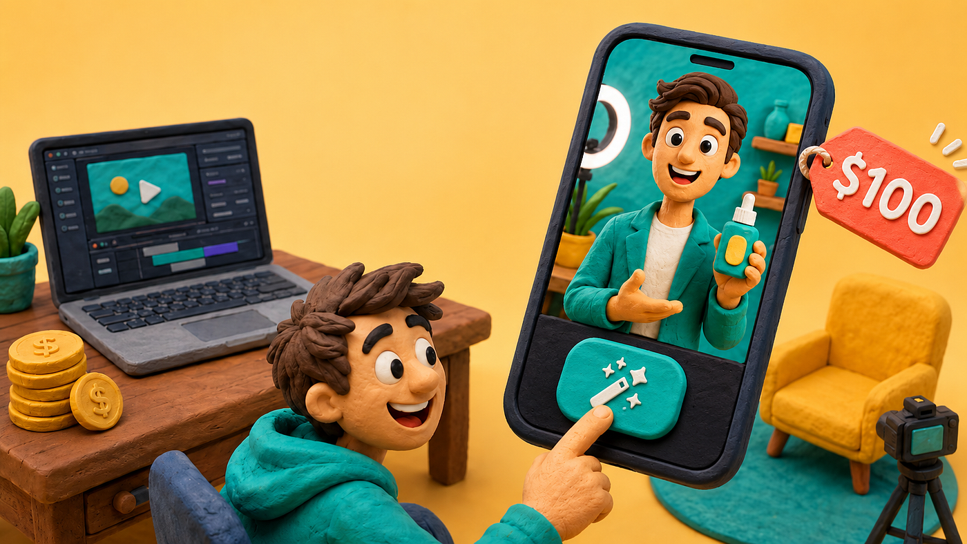 How to Make Your First $1,000 With AI UGC Ads
