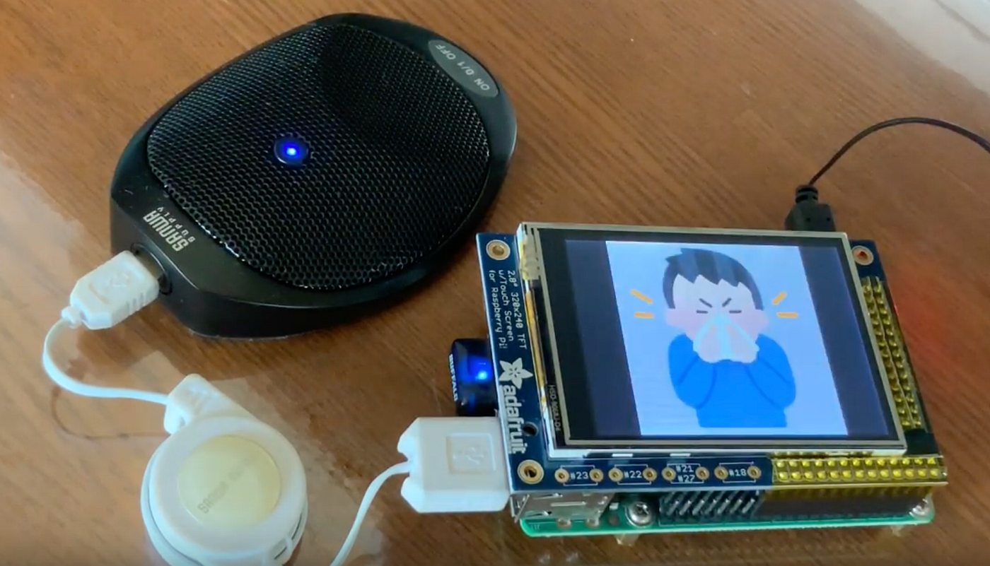 AutoML Vision と RasPi でリビングのいろいろな音を認識する