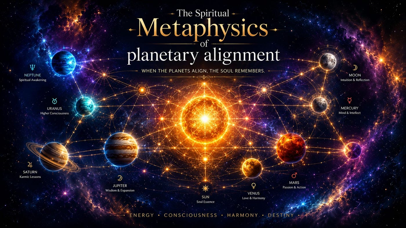 The Spiritual Metaphysics of planetary alignment: A Guide to Cosmic Mechanics