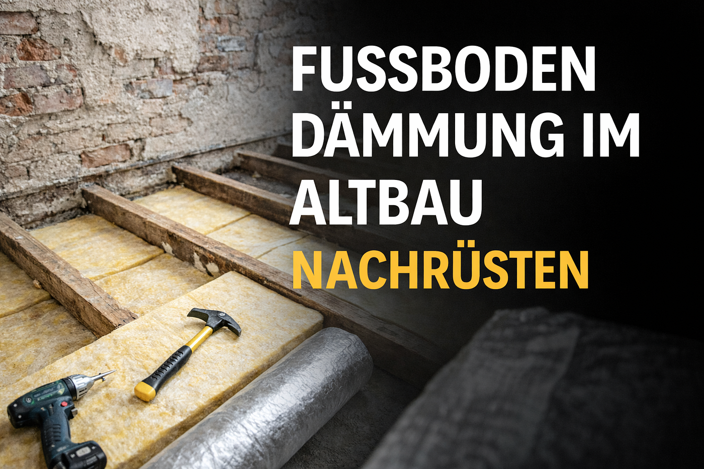 Fußboden Dämmung im Altbau nachrüsten: So vermeidest du die 5 teuersten Fehler