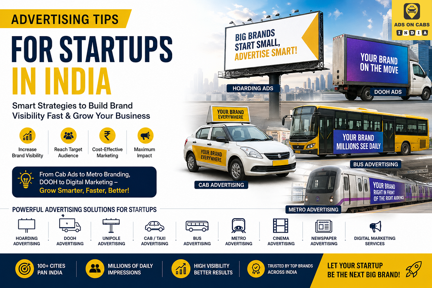 Advertising Tips for Indian Startups: Best Ways to Build Brand Visibility Fast