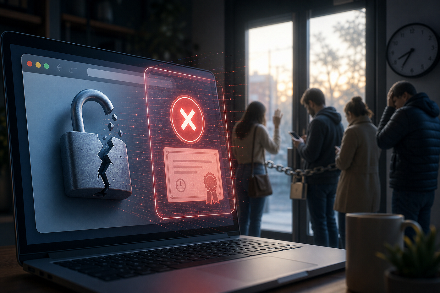 Your SSL Cert Expired Saturday at 2 A.M. Customers Notified You at 9.