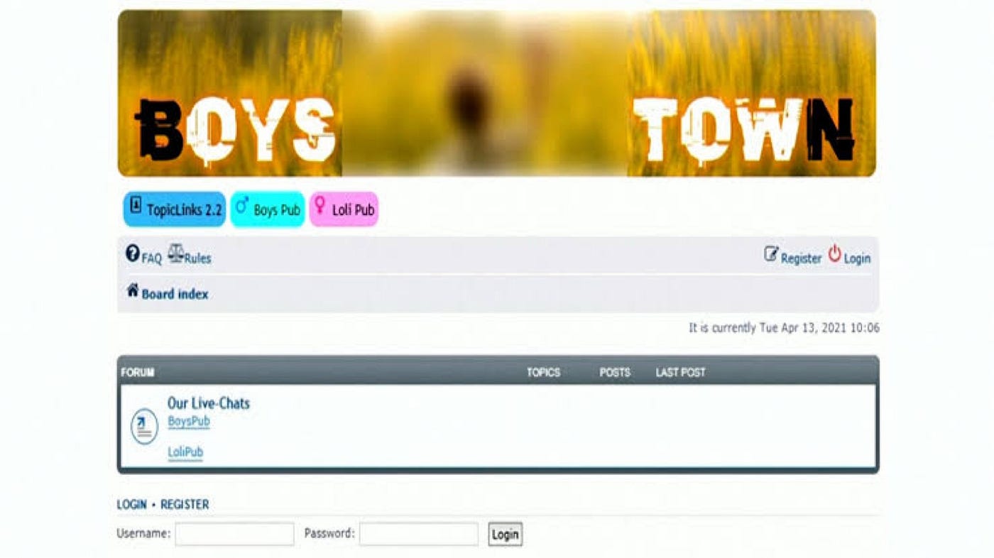 How Boystown, a notorious dark web forum for child sexual abuse material  (CSAM), was shut down. | by David SEHYEON Baek | Medium