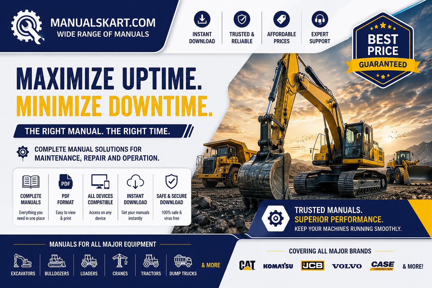 Heavy Equipment Error Codes Guide: Diagnose Faults Fast Using Service Manuals
