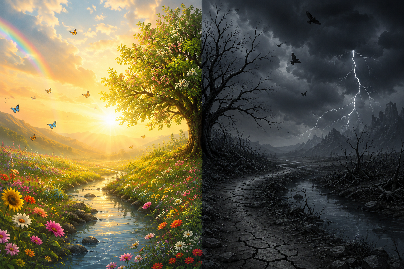 Two sides of Life