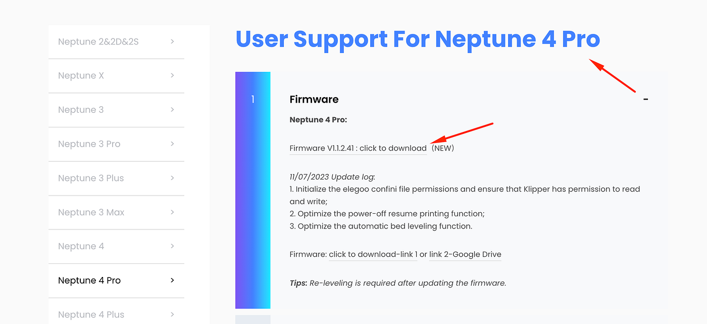Elegoo neptun 4 pro firmware güncelleme nasıl yapılır?