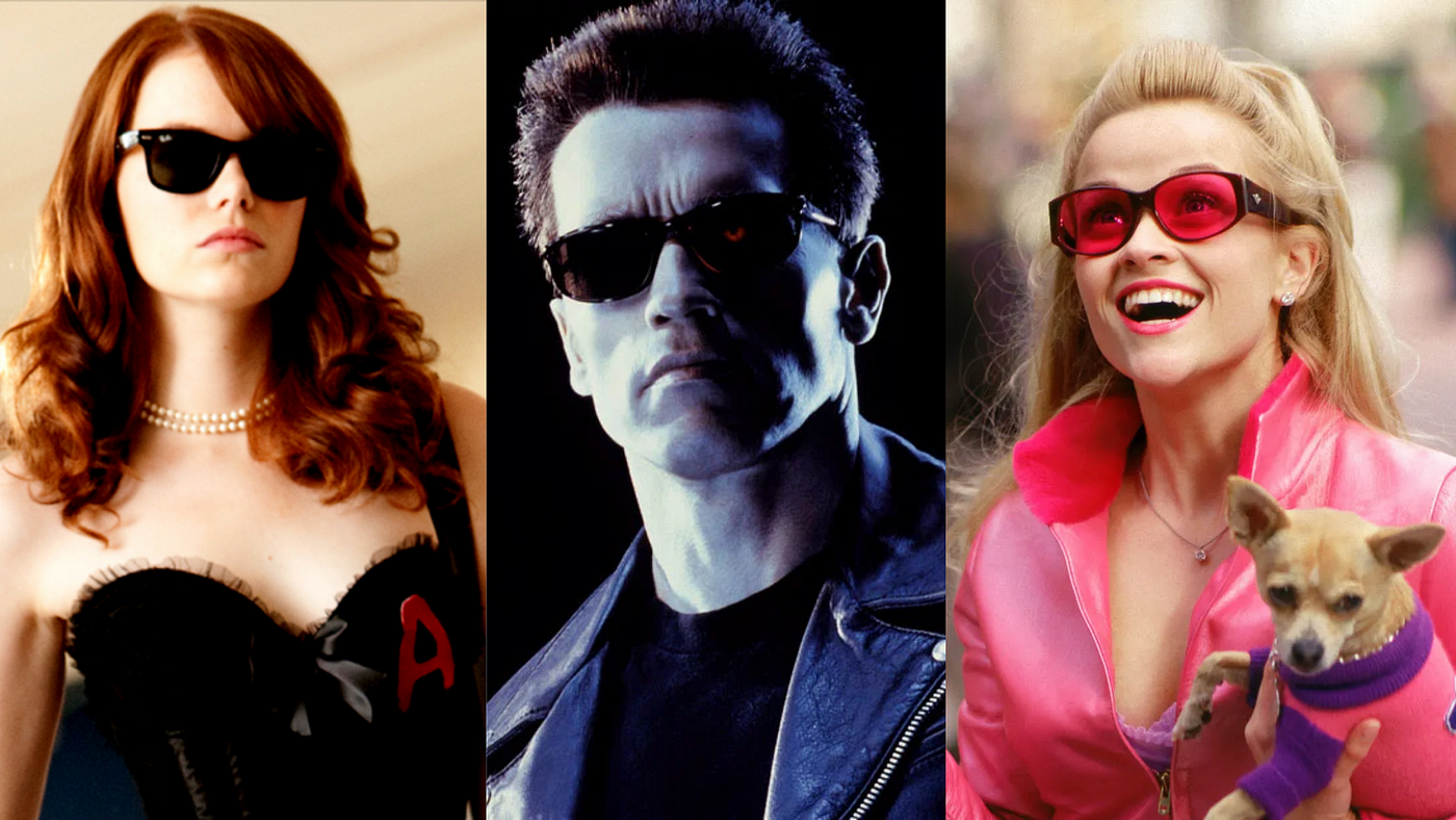 14 Stunning Sunglasses worn by Iconic Movie Characters of all time | by  Specscart. | Medium