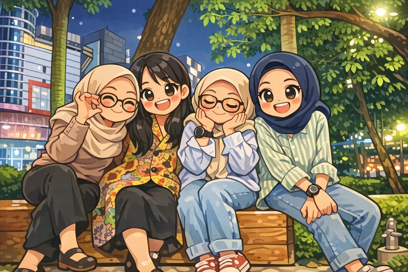 A family that I chose : best friends.