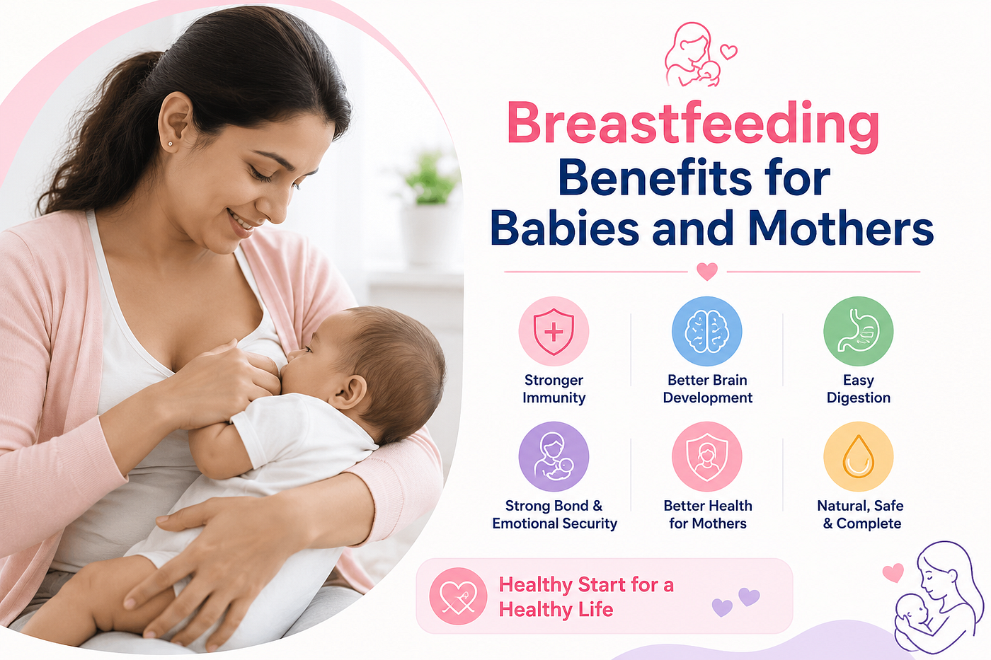 Breastfeeding Benefits for Babies and Mothers