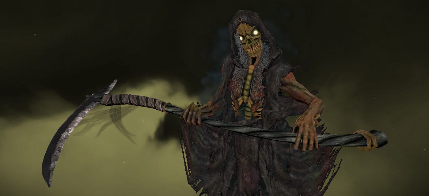 WebGL Grim Reaper demo. A couple weeks before Halloween 2021 I