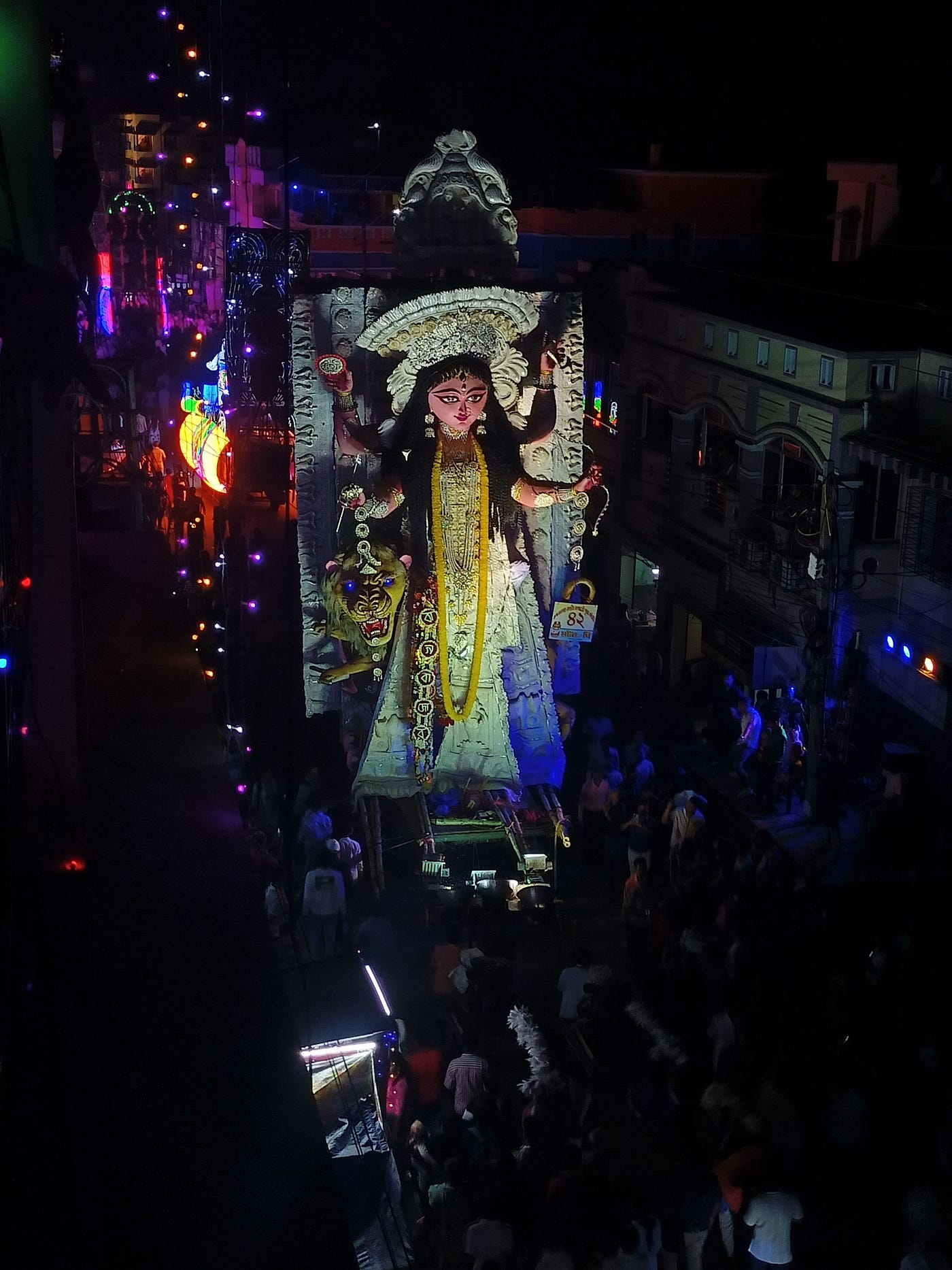 Bagbajar Chandannagar Jagadhatri Maa / Photo by the author