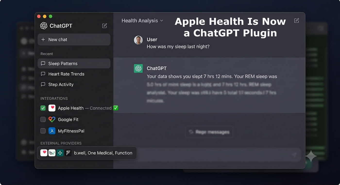 Apple Health Is Now a ChatGPT Plugin